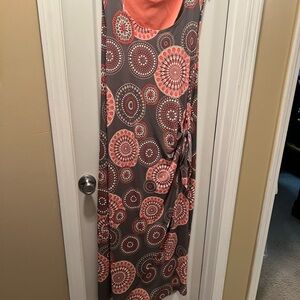 Stylish Gray and Pink Women's Dress